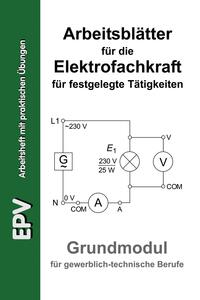 Vorderes Coverbild Arbeitsblätter für die Elektrofachkraft für festgelegte Tätigkeiten