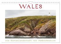 Vorderes Coverbild WALES - Die Küstenlandschaft von Pembrokeshire (Wandkalender 2025 DIN A4 quer), CALVENDO Monatskalender