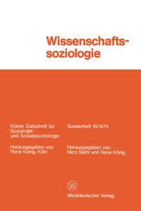 Vorderes Coverbild Wissenschaftssoziologie