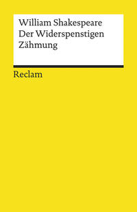 Vorderes Coverbild Der Widerspenstigen Zähmung