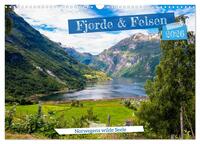 Vorderes Coverbild Fjorde & Felsen – Norwegens wilde Seele (Wandkalender 2026 DIN A3 quer), CALVENDO Monatskalender