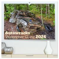 Vorderes Coverbild Autowracks - Verlorener Glanz 2026 (hochwertiger Premium Wandkalender 2026 DIN A2 quer), Kunstdruck in Hochglanz