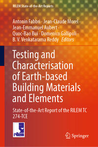 Vorderes Coverbild Testing and Characterisation of Earth-based Building Materials and Elements