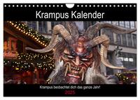 Vorderes Coverbild Krampus Kalender 2025 (Wandkalender 2025 DIN A4 quer), CALVENDO Monatskalender
