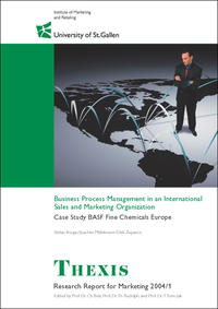 Vorderes Coverbild Business Process Management in an International Sales and Marketing Organization