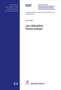 Vorderes Coverbild Les chômaliers franco-suisses