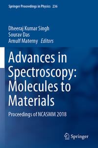 Vorderes Coverbild Advances in Spectroscopy: Molecules to Materials