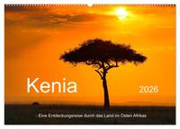 Vorderes Coverbild Kenia - Eine Entdeckungsreise durch das Land im Osten Afrikas (Wandkalender 2026 DIN A2 quer), CALVENDO Monatskalender