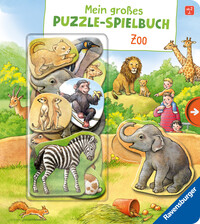Vorderes Coverbild Mein großes Puzzle-Spielbuch - Zoo