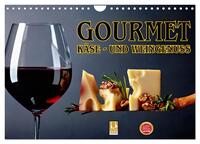 Vorderes Coverbild Gourmet Käse - und Weingenuss (Wandkalender 2026 DIN A4 quer), CALVENDO Monatskalender