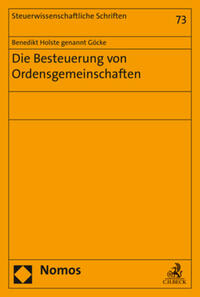 Vorderes Coverbild Die Besteuerung von Ordensgemeinschaften