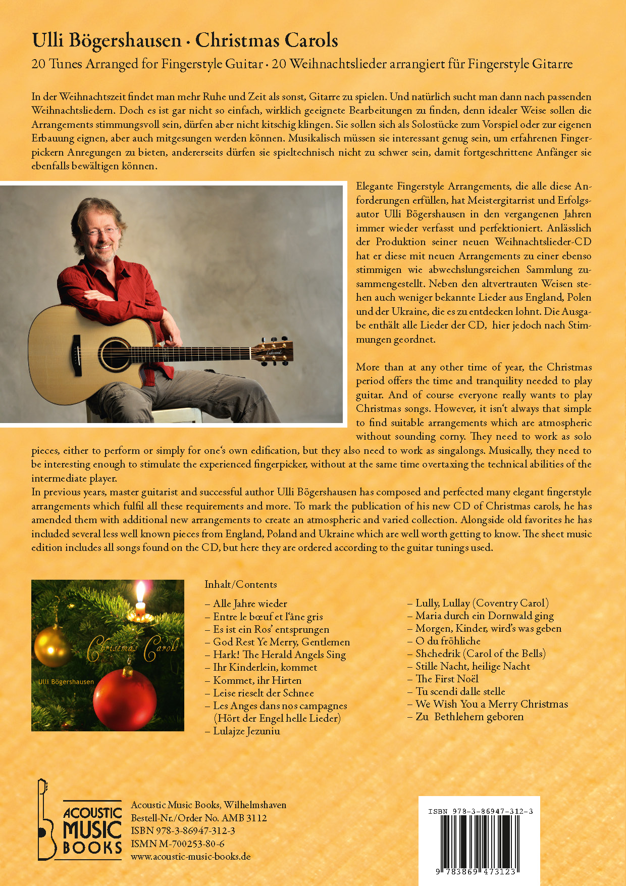 Rückseitencover Christmas Carols.