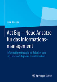 Vorderes Coverbild Act Big - Neue Ansätze für das Informationsmanagement