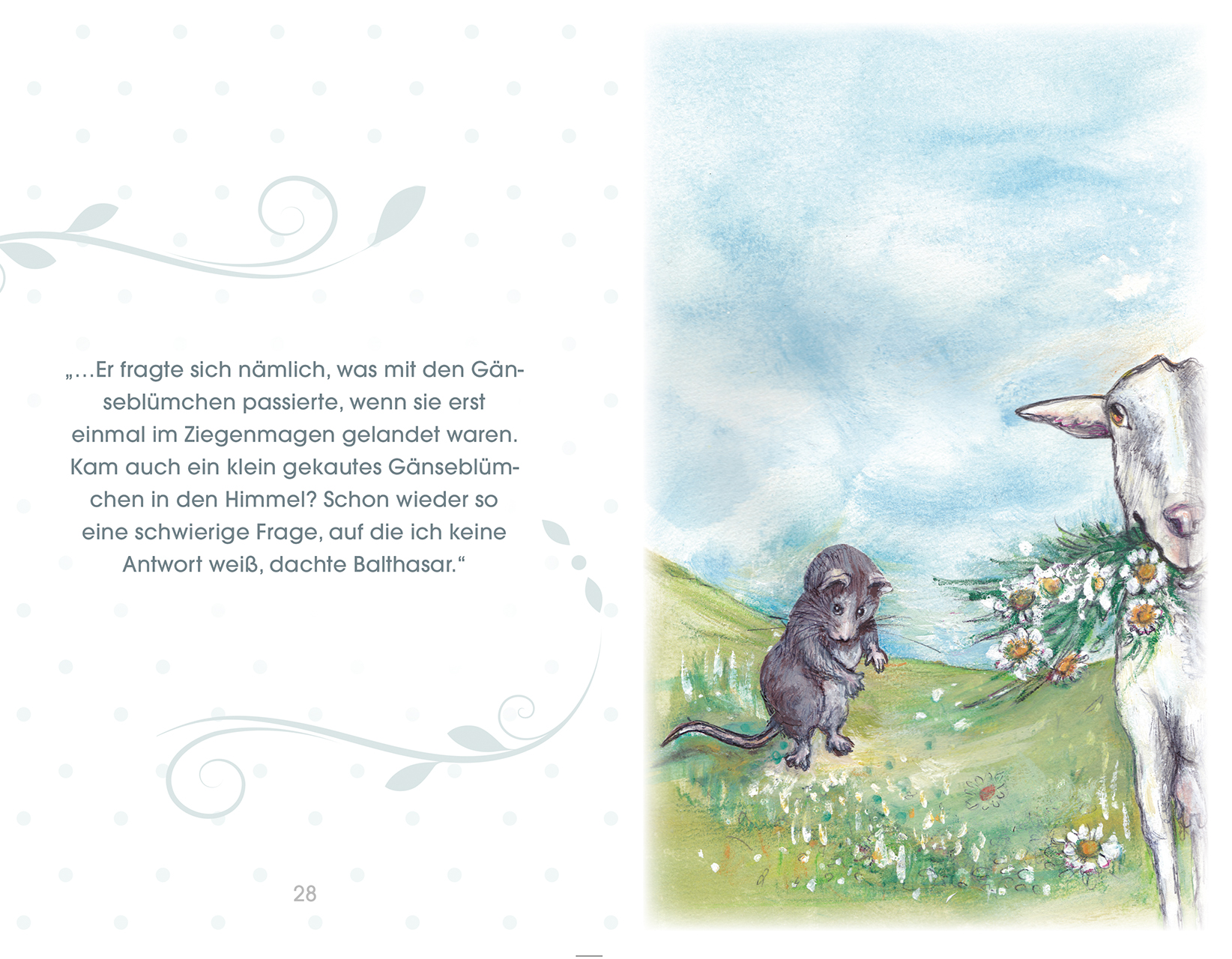 Beispielinhalt (Bild) Balthasar – oder kommen Gänseblümchen in den Himmel?