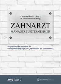 Vorderes Coverbild Zahnarzt | Manager | Unternehmer Band 2