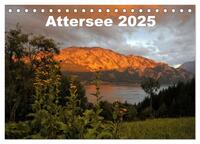 Vorderes Coverbild Attersee im Salzkammergut 2025 (Tischkalender 2025 DIN A5 quer), CALVENDO Monatskalender