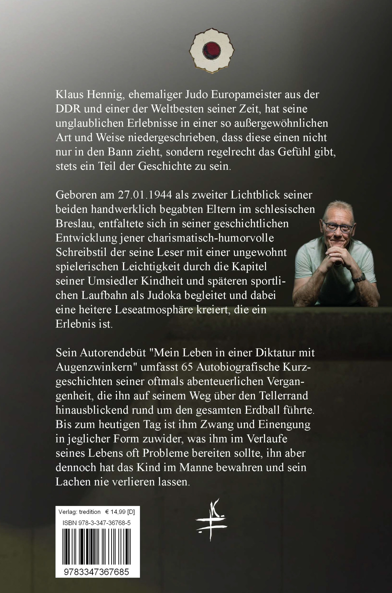 Rückseitencover Mein Leben in einer Diktatur mit Augenzwinkern