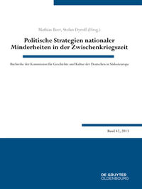 Vorderes Coverbild Politische Strategien nationaler Minderheiten in der Zwischenkriegszeit