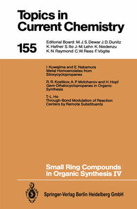 Vorderes Coverbild Small Ring Compounds in Organic Synthesis IV