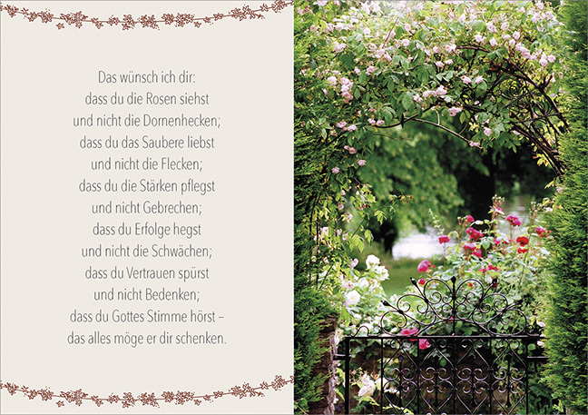 Beispielinhalt (Bild) Alles Liebe zum 80. Geburtstag