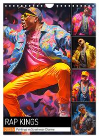 Vorderes Coverbild Rap Kings. Paintings im Streetwear-Charme (Wandkalender 2025 DIN A4 hoch), CALVENDO Monatskalender
