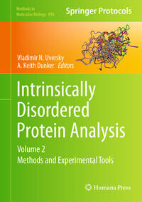 Vorderes Coverbild Intrinsically Disordered Protein Analysis