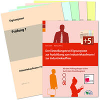 Vorderes Coverbild Der Eignungstest / Einstellungstest zur Ausbildung zum Industriekaufmann / zur Industriekauffrau