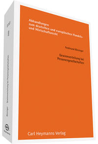 Vorderes Coverbild Gewinnverteilung bei Personengesellschaften