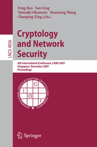 Vorderes Coverbild Cryptology and Network Security