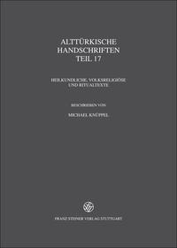 Vorderes Coverbild Alttürkische Handschriften