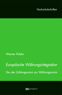 Vorderes Coverbild Europäische Währungsintegration