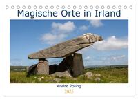 Vorderes Coverbild Magische Orte in Irland (Tischkalender 2025 DIN A5 quer), CALVENDO Monatskalender