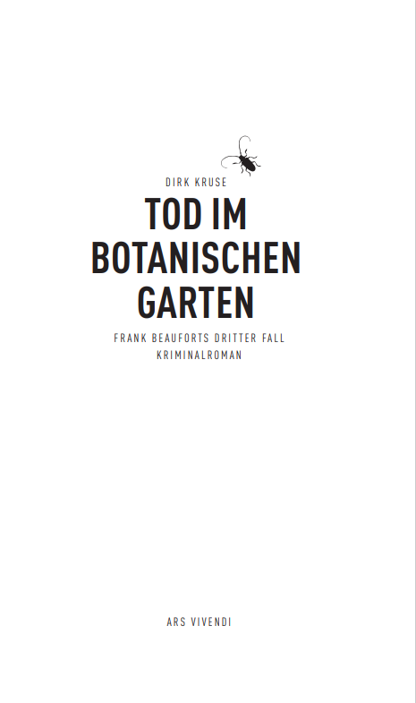 Beispielinhalt (Bild) Tod im Botanischen Garten