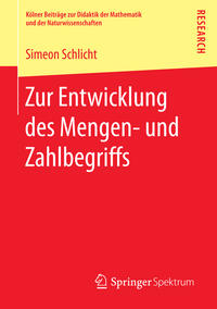 Vorderes Coverbild Zur Entwicklung des Mengen- und Zahlbegriffs