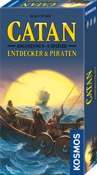 Vorderes Coverbild Catan Entdecker & Piraten Ergänzung 5/6 Spieler