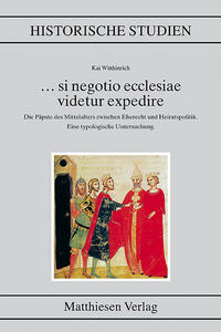 Vorderes Coverbild ... si negotio ecclesiae videtur expedire