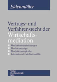 Vorderes Coverbild Vertrags- und Verfahrensrecht der Wirtschaftsmediation