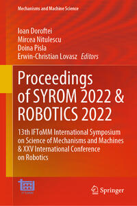 Vorderes Coverbild Proceedings of SYROM 2022 & ROBOTICS 2022
