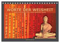 Vorderes Coverbild Worte der Weisheit Motivation für das ganze Jahr (Tischkalender 2025 DIN A5 quer), CALVENDO Monatskalender