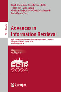 Vorderes Coverbild Advances in Information Retrieval