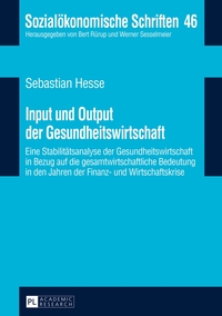 Vorderes Coverbild Input und Output der Gesundheitswirtschaft