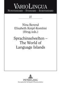 Vorderes Coverbild Sprachinselwelten – The World of Language Islands