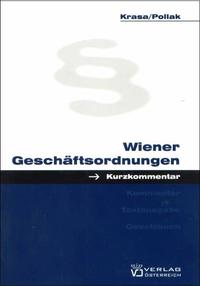 Vorderes Coverbild Wiener Geschäftsordnungen