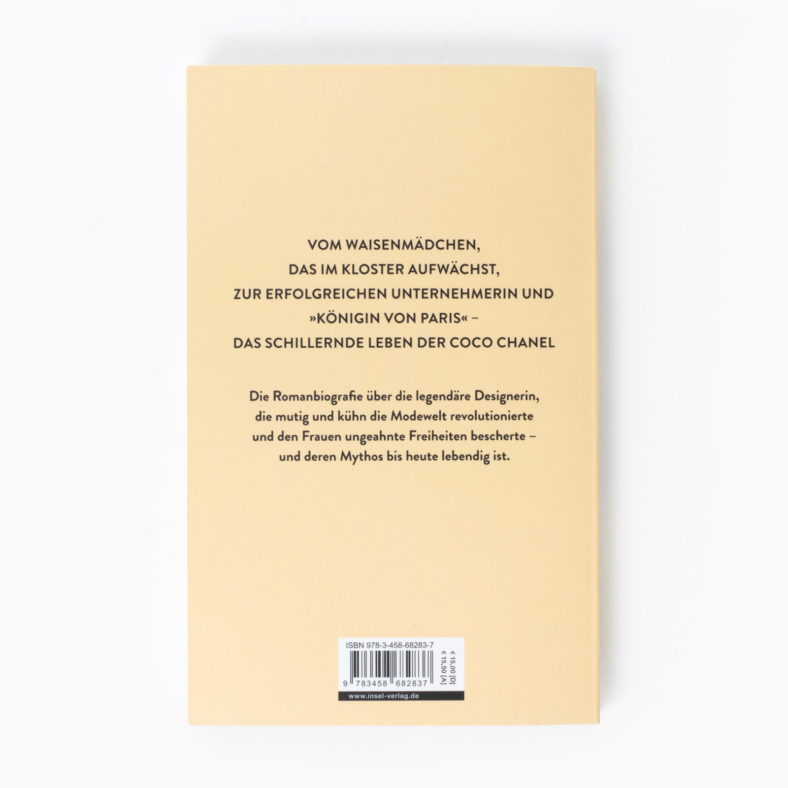 Rückseitencover Coco Chanel. Die Königin von Paris