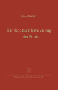 Vorderes Coverbild Der Handelsvertretervertrag in der Praxis