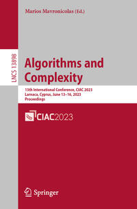 Vorderes Coverbild Algorithms and Complexity