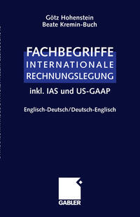 Vorderes Coverbild Fachbegriffe Internationale Rechnungslegung/Glossary of international accounting terms