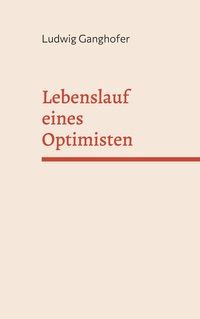 Vorderes Coverbild Lebenslauf eines Optimisten