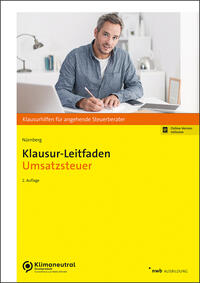Vorderes Coverbild Klausur-Leitfaden Umsatzsteuer