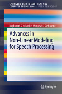 Vorderes Coverbild Advances in Non-Linear Modeling for Speech Processing